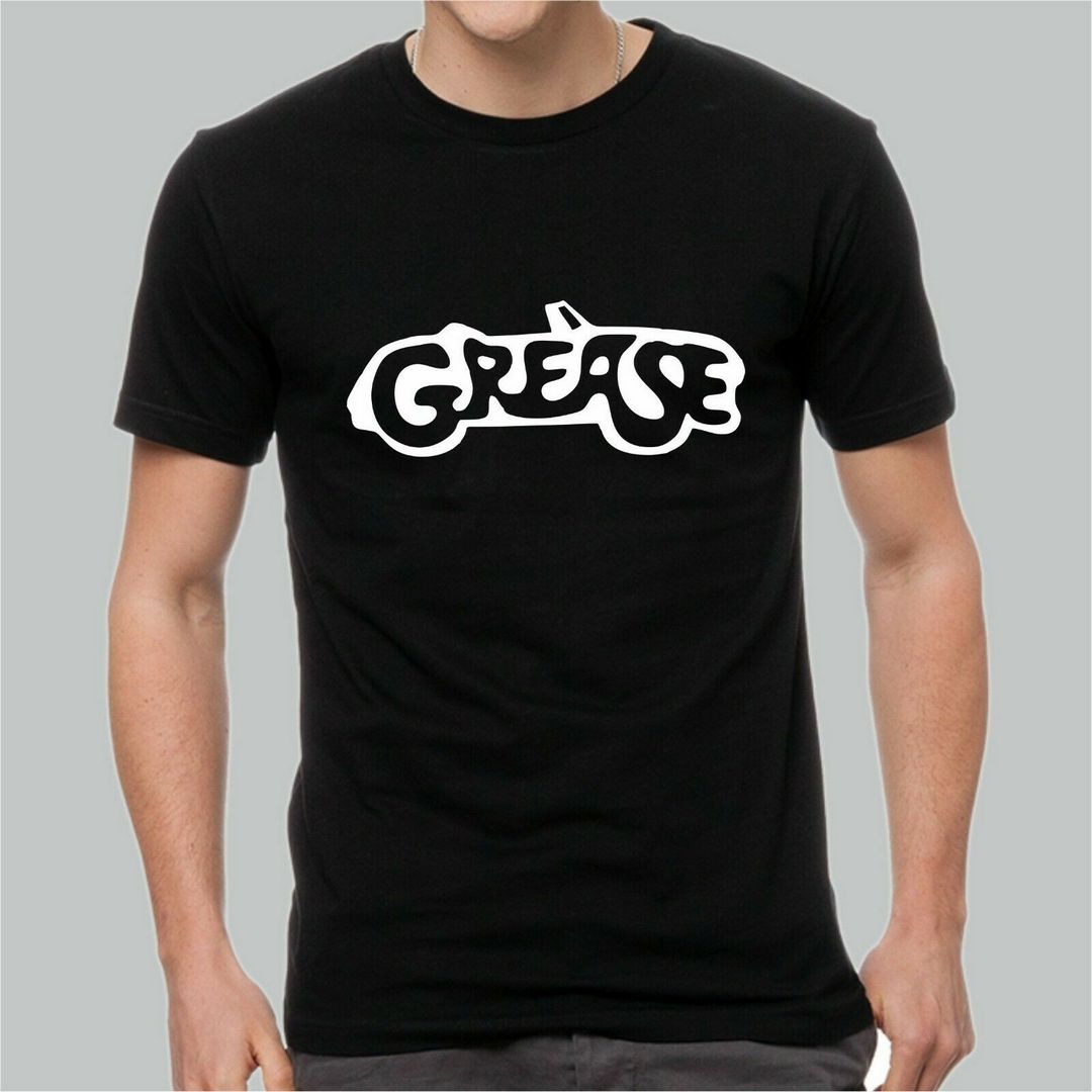 T-Shirt Grease Brillantina musical bianca o nera idea regalo