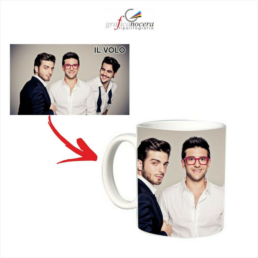 Tazza IL VOLO gruppo musicale sanremo cucina idolo lavabile alta qualità regalo