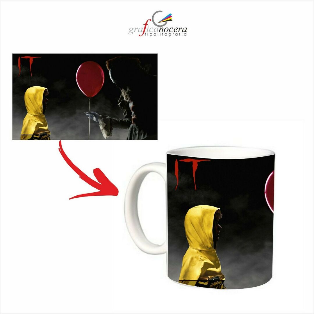 Tazza IT film paura pagliaccio cucina idolo lavabile alta qualità idea regalo