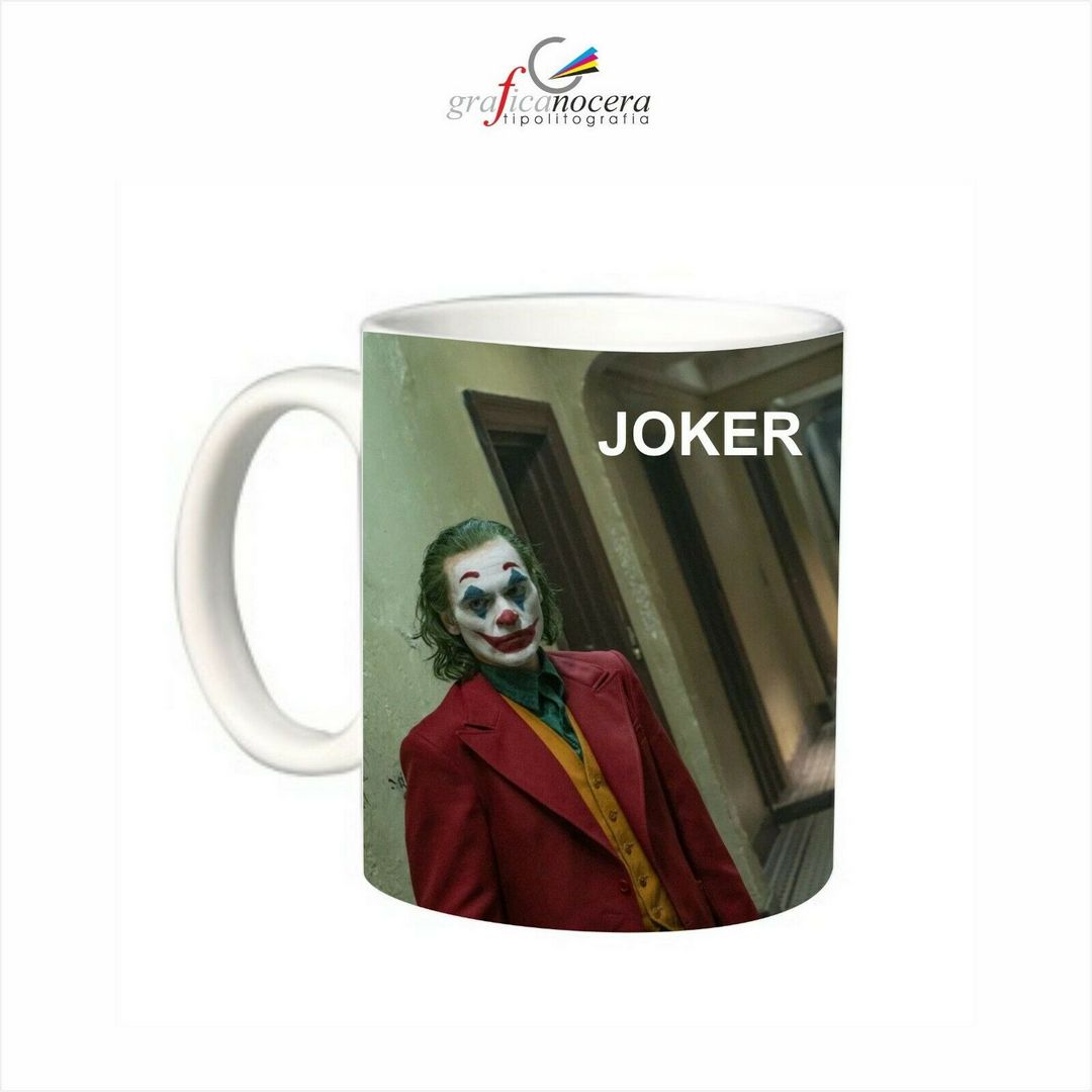 Tazza JOKER film Arthur Fleck gotham idolo lavabile alta qualità idea regalo