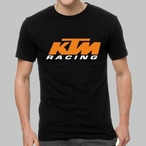 T-Shirt KTM Racing passione moto bianca o nera idea regalo