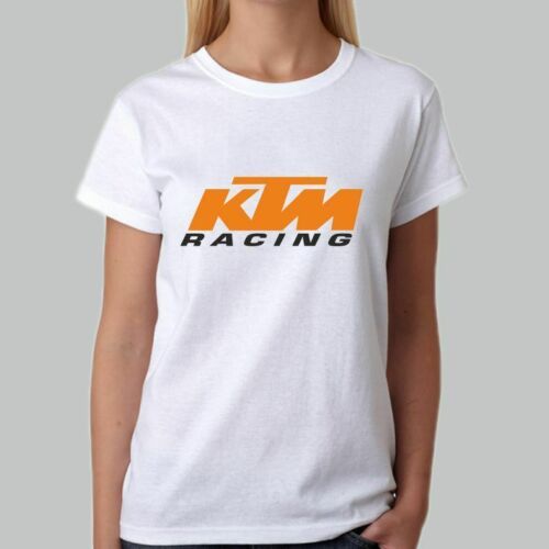 T-Shirt KTM Racing passione moto bianca o nera idea regalo