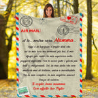 Festa della Mamma Plaid in Pile A te nostra cara Mamma dedica lettera idea regalo