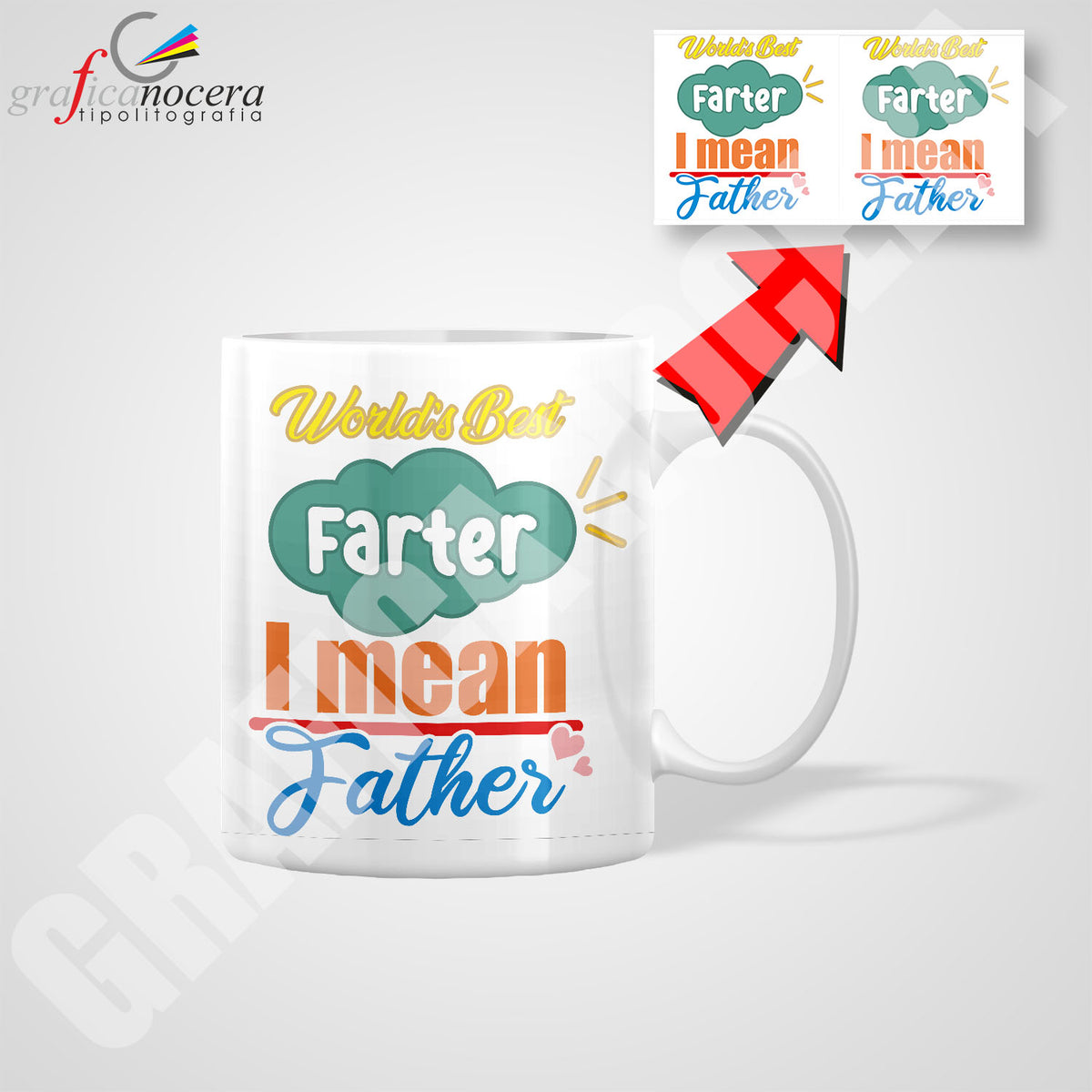 Tazza Mug World's Best Farter I mean Father