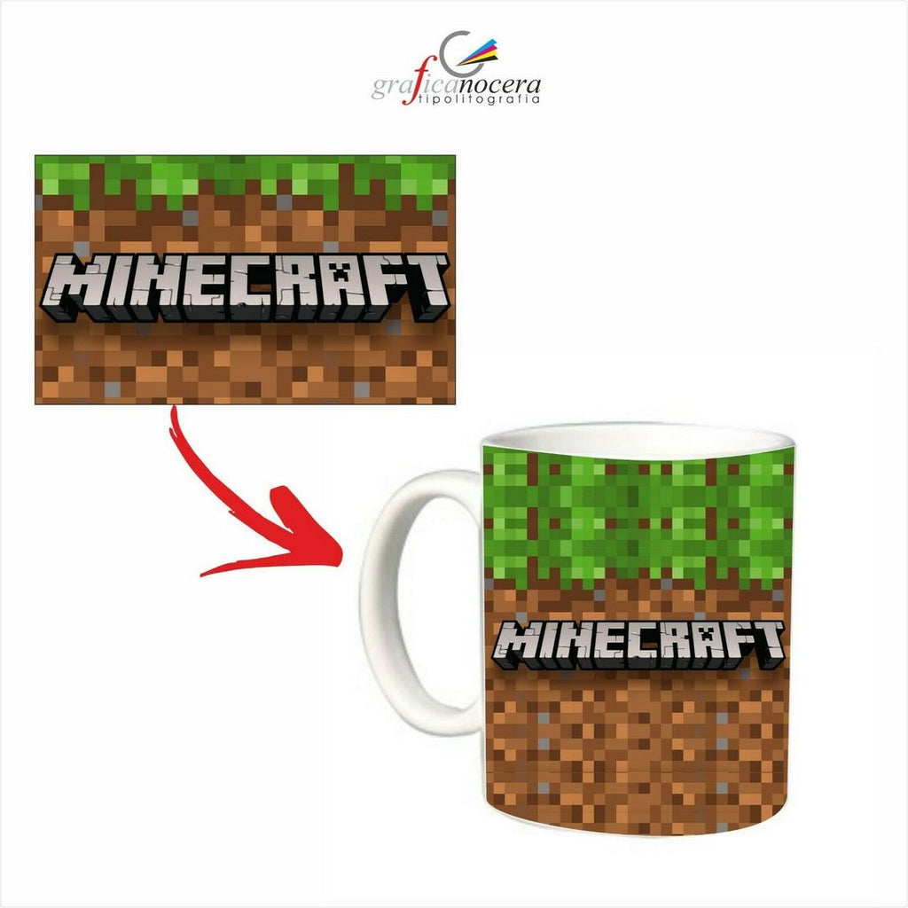 Tazza MINECRAFT video games cucina idolo lavabile alta qualità idea regalo