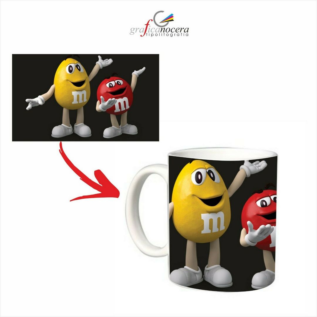 Tazza M&M'S cioccolata cucina idolo lavabile alta qualità idea regalo