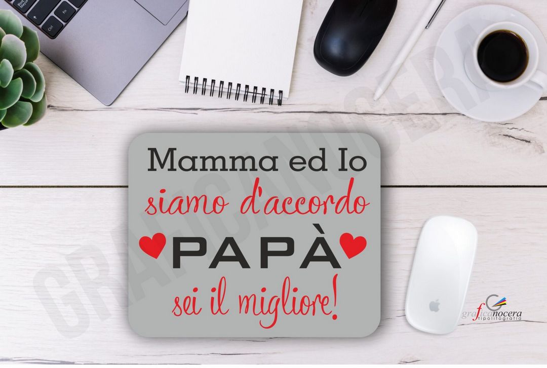 Festa del Papà Tappetino Mouse Pad Sei il MIGLIORE ufficio idea regalo
