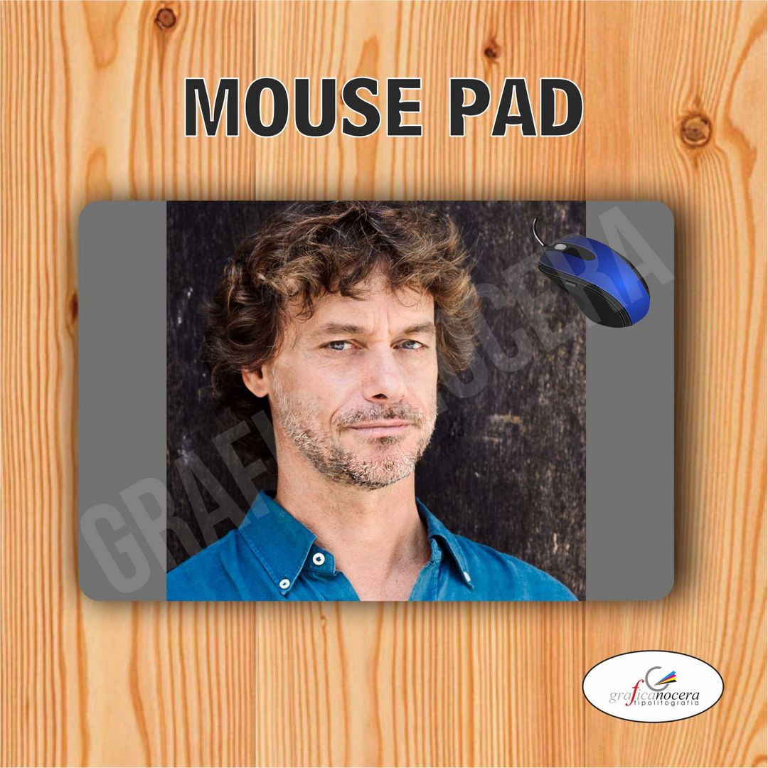 Tappetino Mouse Pad Alberto Angela scienza cultura tv idolo computer idea regalo