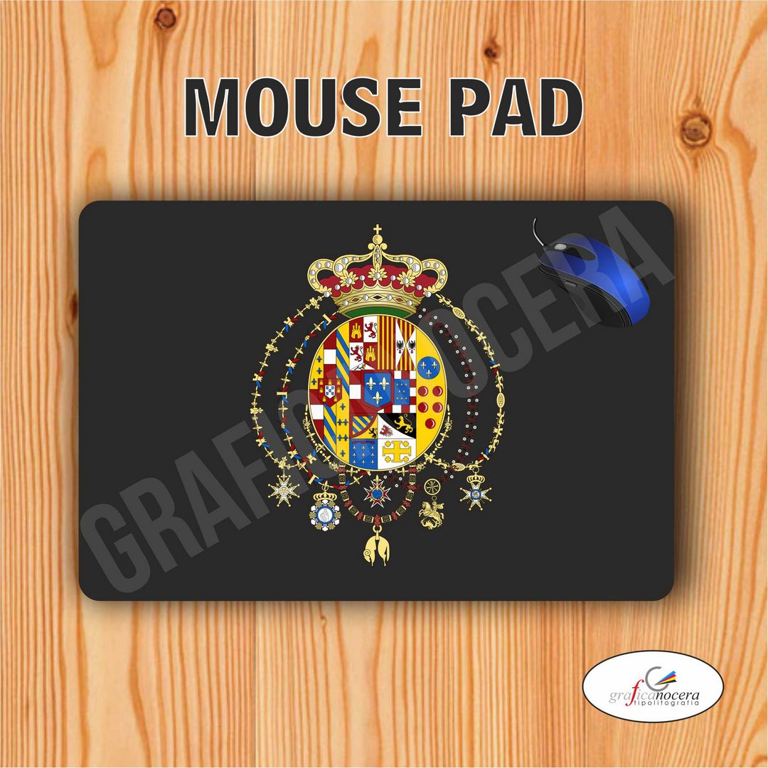Tappetino Mouse Pad Pc Il Regno delle Due Sicilie Borboni idea regalo