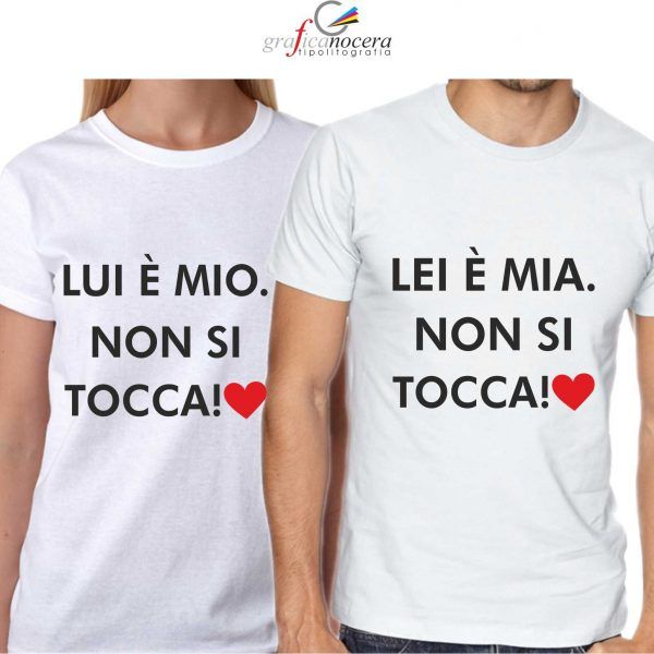 Coppia shirt Lui è mio / Lei è mia