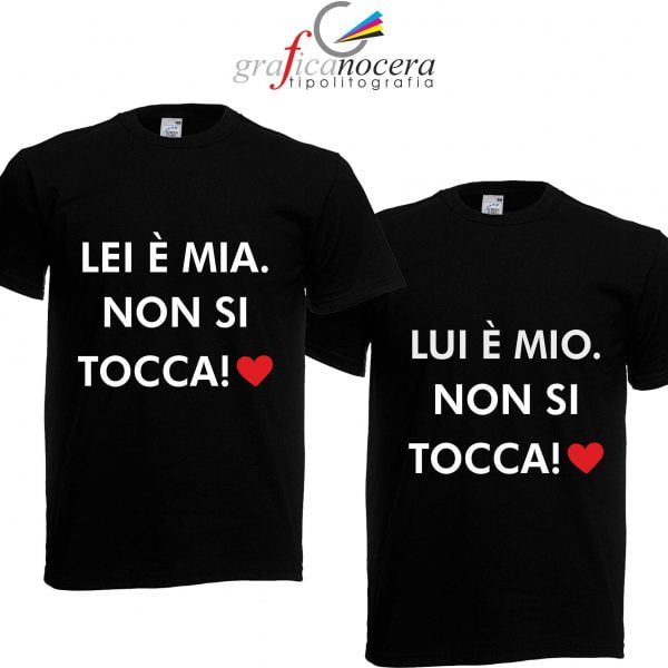 Coppia shirt Lui è mio / Lei è mia