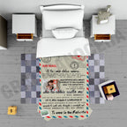 Plaid personalizzato per lui con foto coperta calda biancheria letto idea regalo
