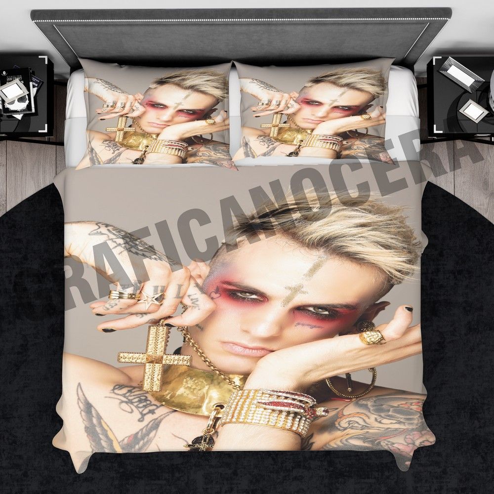 Plaid in pile Achille Lauro musica coperta pesante calda cantante idolo regalo
