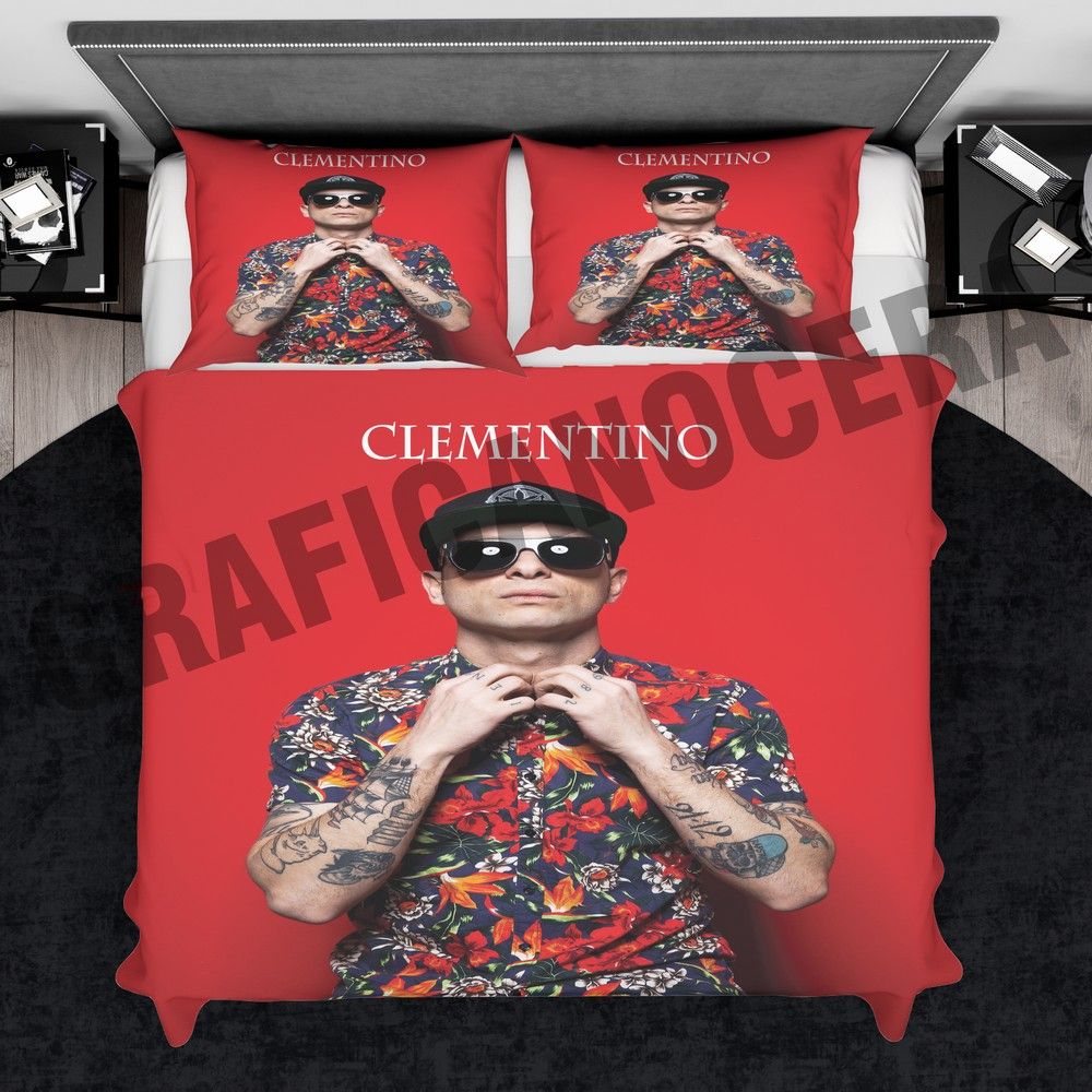 Plaid in pile CLEMENTINO cantante rap napoli hip hop coperta calda idolo regalo