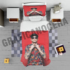 Plaid in pile CLEMENTINO cantante rap napoli hip hop coperta calda idolo regalo