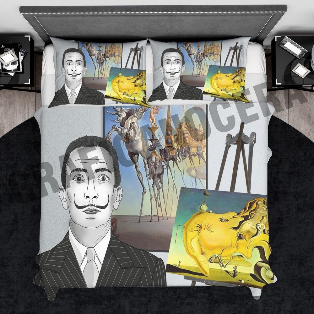 Plaid in pile Salvador Dali pittore artista scultore letto coperta calda regalo