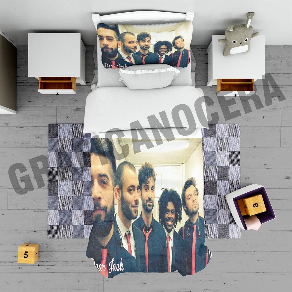 Plaid in pile DEAR JACK gruppo musicale cantanti coperta calda idoli regalo