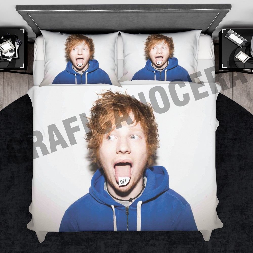 Plaid in pile Ed Sheeran cantante coperta calda idolo idea regalo