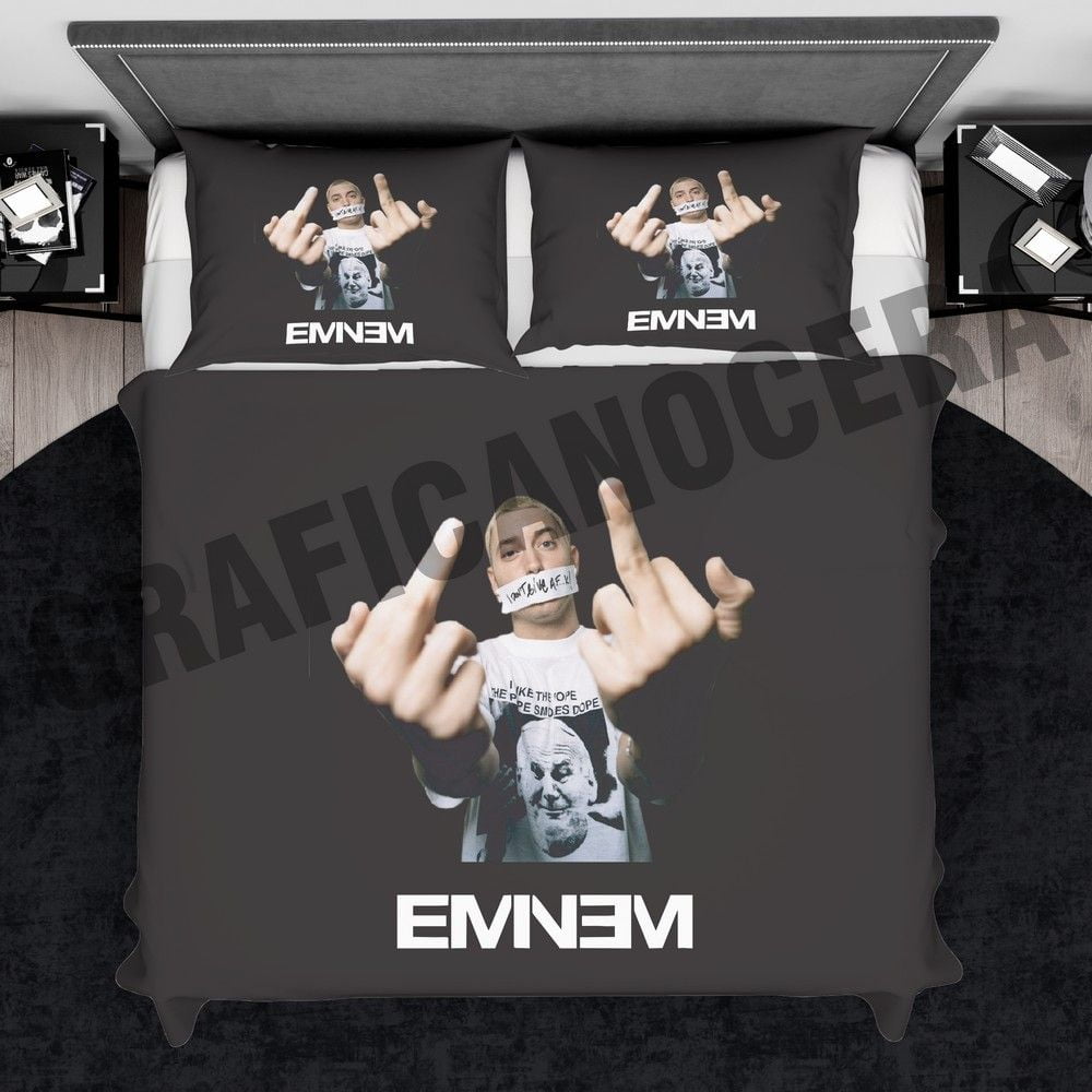 Plaid in pile EMINEM rap americano attore coperta calda idoli regalo