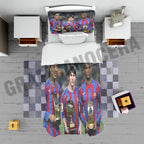 Plaid in pile RONALDINHO ETÓ MESSI calcio ricordi coperta calda idoli regalo