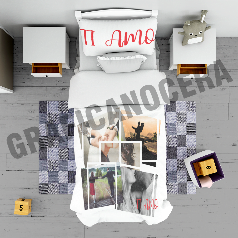 Piumino personalizzato con Foto Frase Immagini