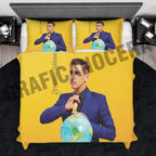 Plaid in pile FRANCESCO GABBANI cantante coperta calda idolo idea regalo