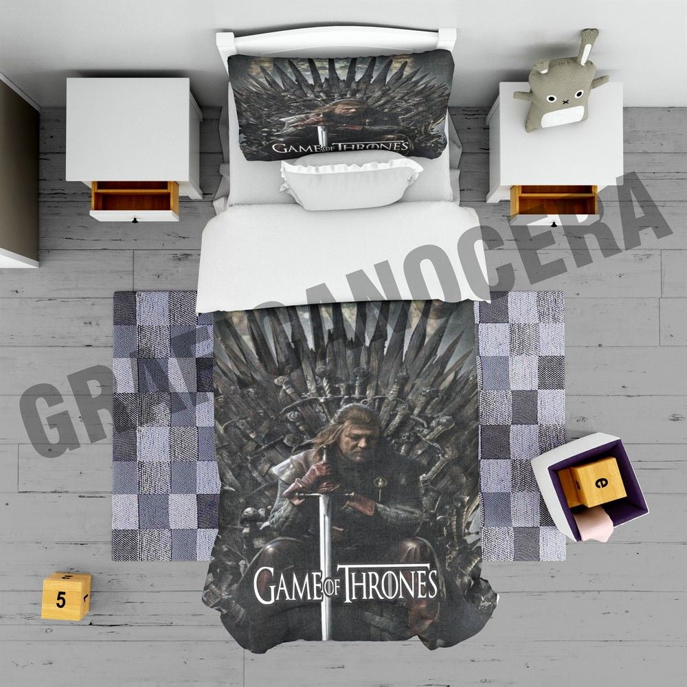 Plaid in pile Game of Thrones serie tv coperta calda passione idea regalo
