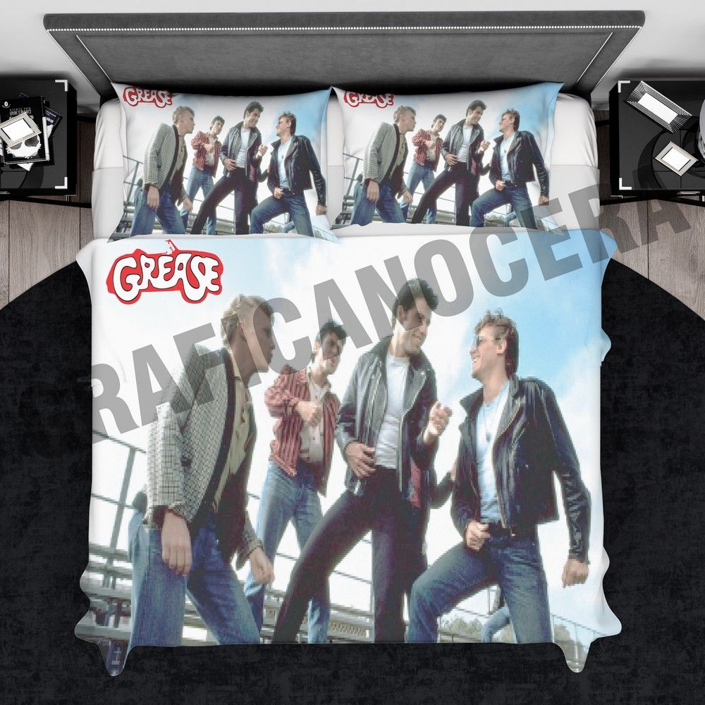 Plaid in pile GREASE musical serie tv coperta calda idolo idea regalo