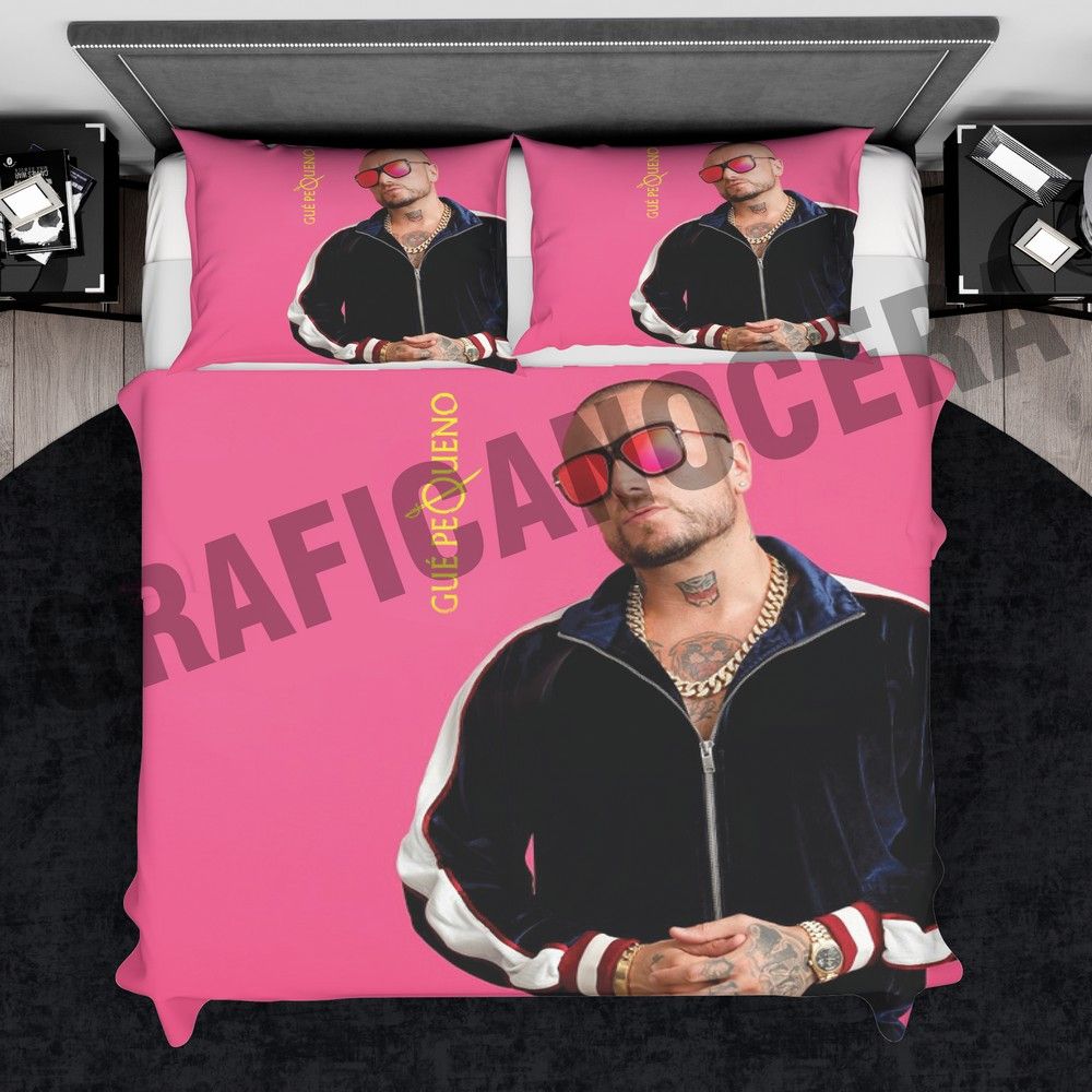 Plaid in pile GUÈ PEQUENO rap hip hop coperta calda cantante idolo regalo