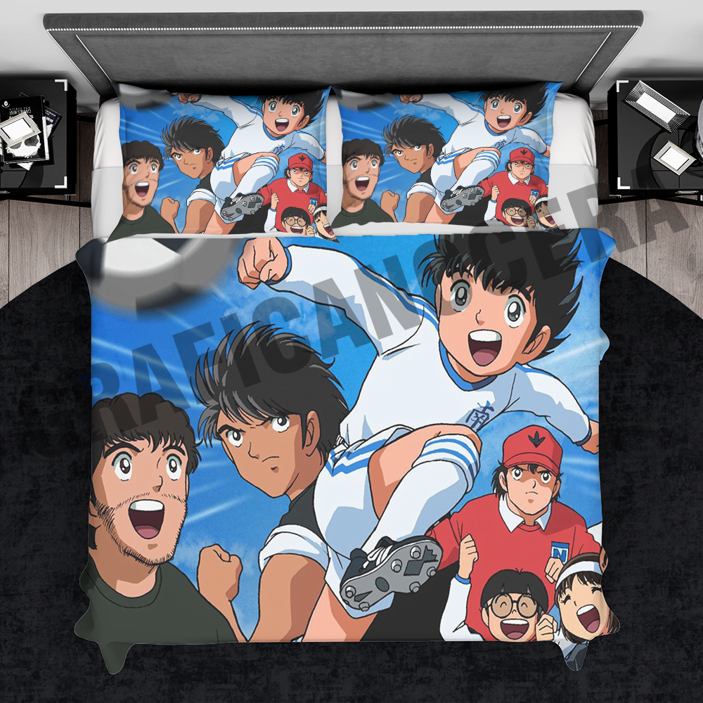 Plaid in pile Holly e Benji cartoni tv idoli campioni coperta calda idea regalo