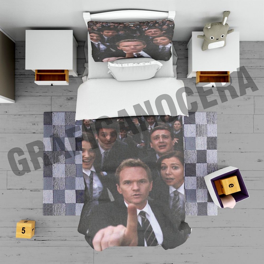 Plaid in pile How I Met Your Mother serie tv himym coperta calda idea regalo