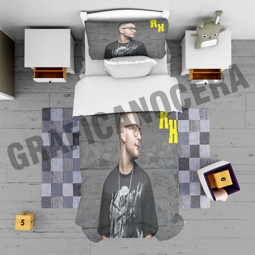 Plaid in pile ROCCO HUNT rap hip hop coperta pesante calda idolo idea regalo
