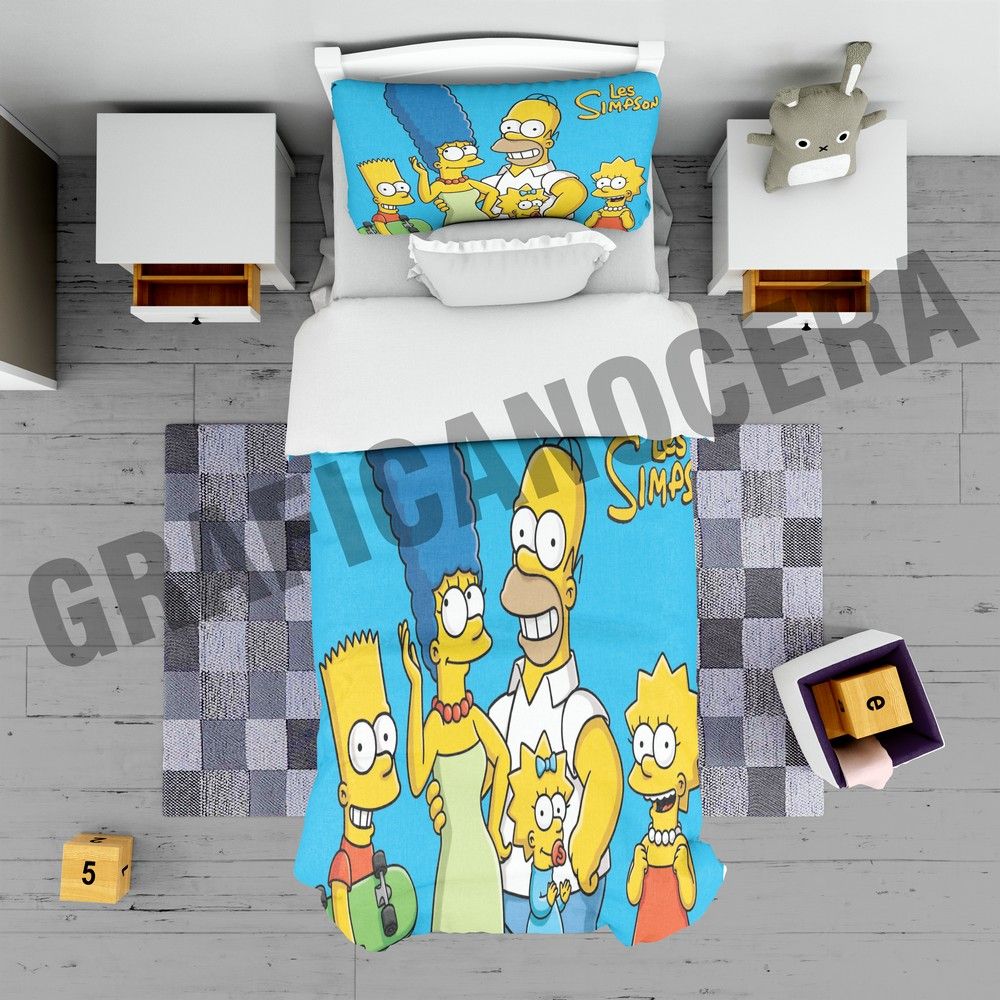 Plaid in pile I SIMPSON cartoni passione coperta calda inverno idolo regalo
