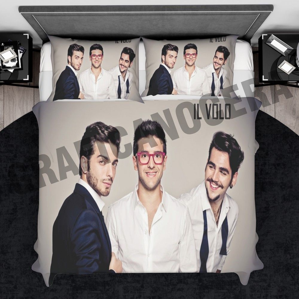 Plaid in pile IL VOLO gruppo musicale sanremo coperta calda idoli idea regalo