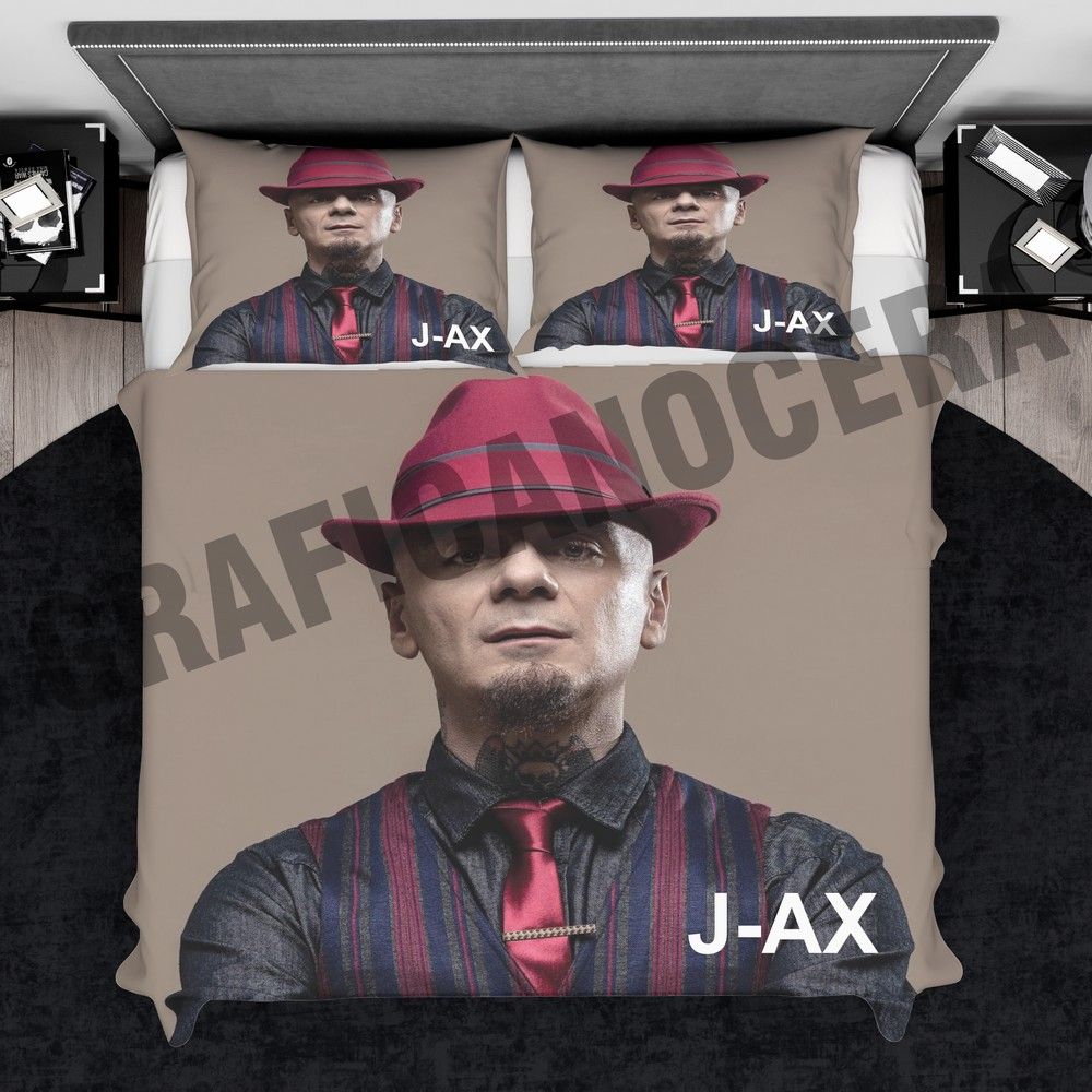 Plaid in pile J-AX cantante rap hip hop coperta calda idolo idea regalo
