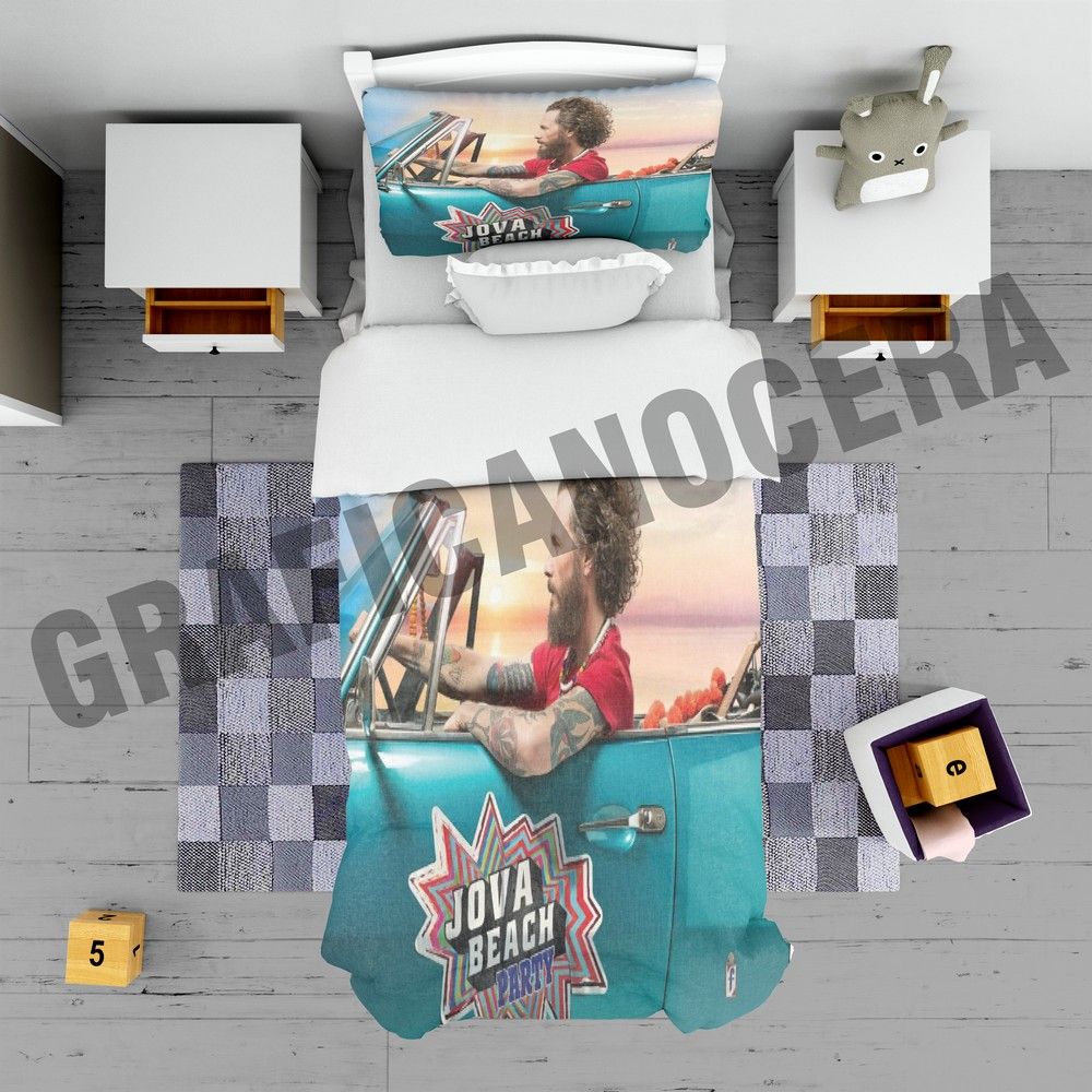 Plaid in pile JOVANOTTI JOVA BEACH cantante coperta calda idolo idea regalo