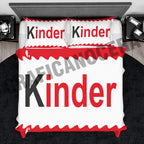 Plaid in pile KINDER cioccolata nutella coperta calda idea regalo