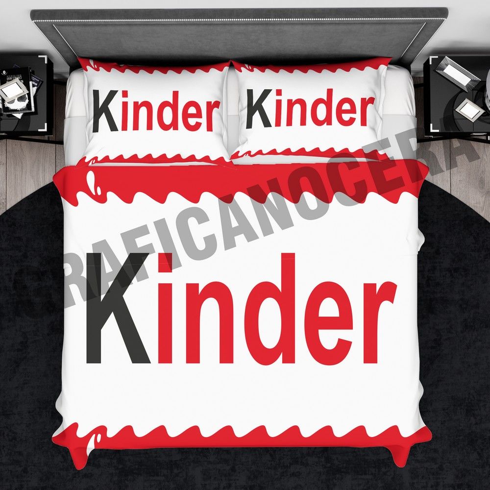 Plaid in pile KINDER cioccolata nutella coperta calda idea regalo