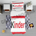 Plaid in pile KINDER cioccolata nutella coperta calda idea regalo