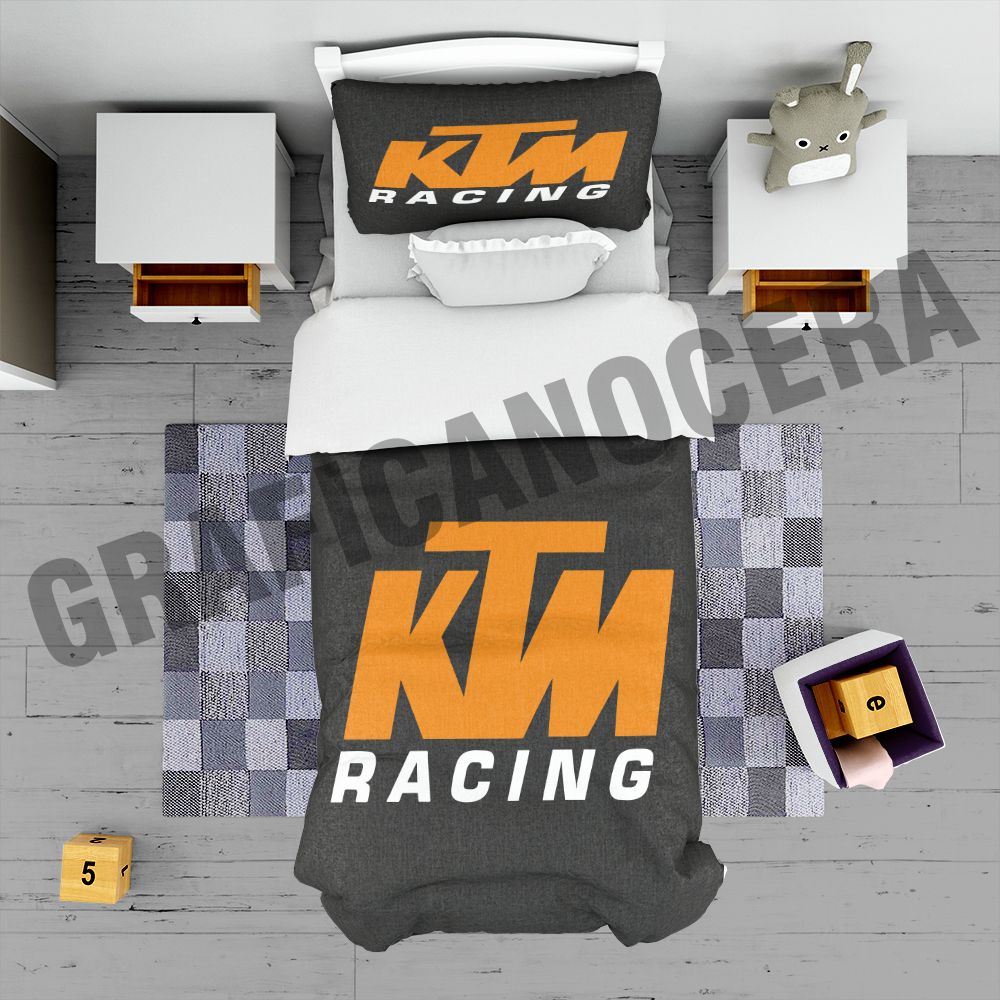 Plaid in pile KTM RACING passione moto coperta calda idea regalo