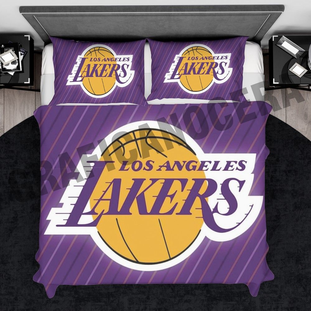 Plaid in pile Los Angeles Lakers NBA coperta calda inverno idea regalo