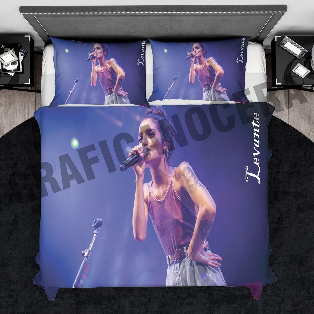 Plaid in pile LEVANTE cantante coperta calda inverno idolo idea regalo