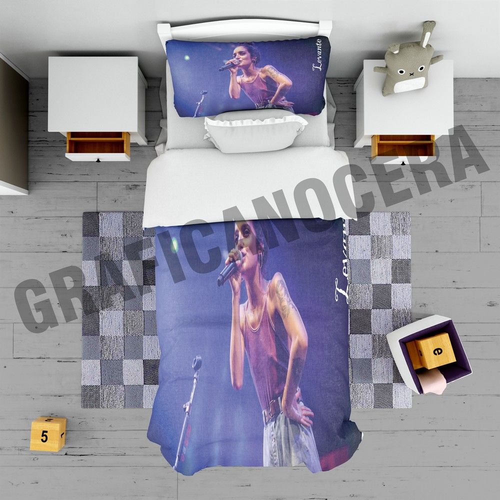 Plaid in pile LEVANTE cantante coperta calda inverno idolo idea regalo