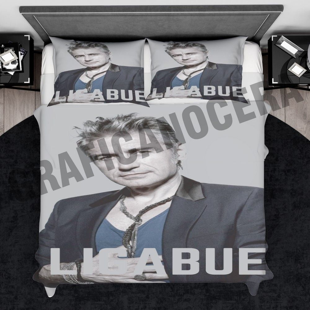Plaid in pile LUCIANO LIGABUE cantante coperta calda inverno idolo idea regalo