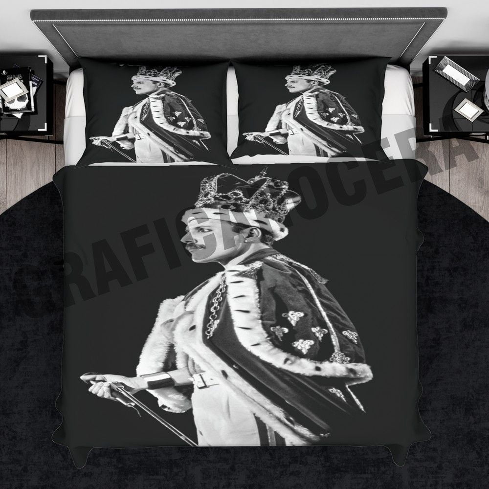 Plaid in pile FREDDIE MERCURY queen coperta pesante calda cantanti idolo regalo