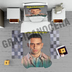 Plaid in pile MAHMOOD cantante sanremo coperta calda inverno idolo regalo
