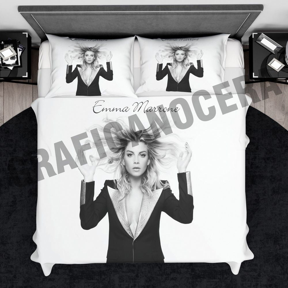 Plaid in pile Emma Marrone pesante coperta calda cantante idola regalo