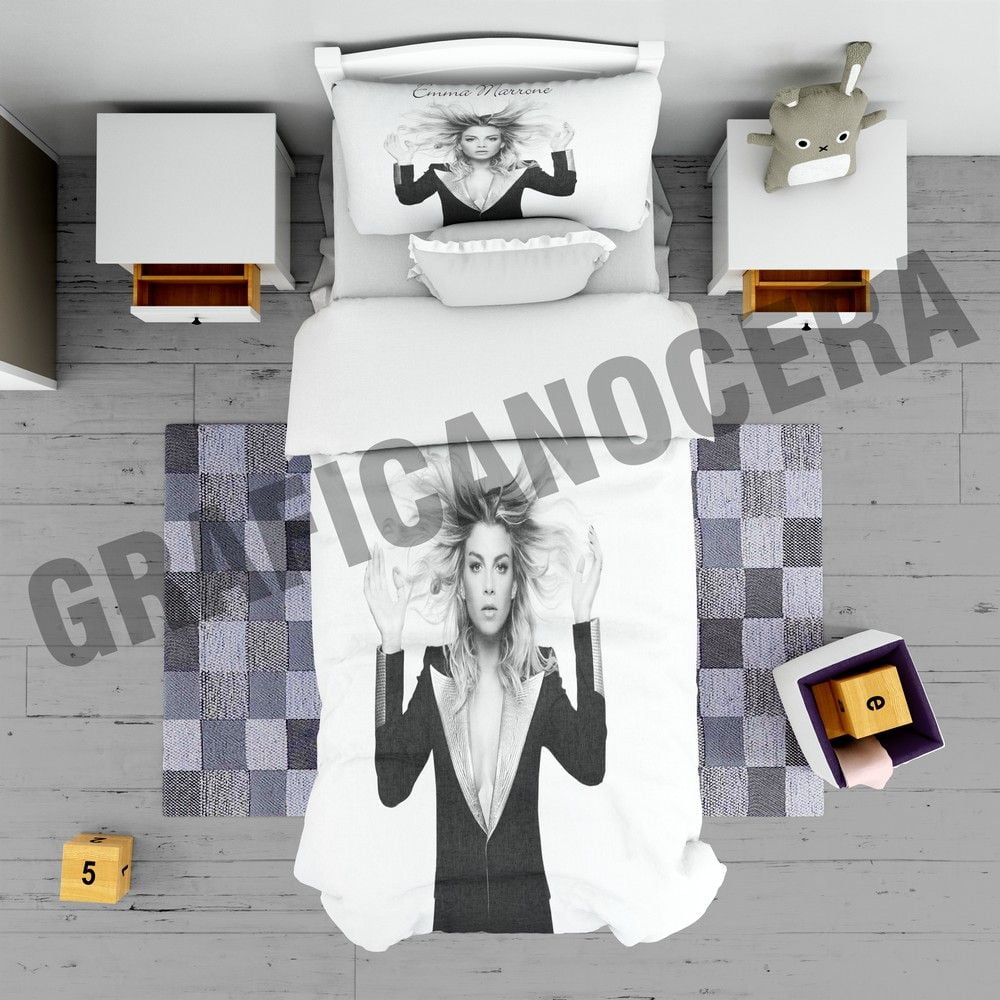 Plaid in pile Emma Marrone pesante coperta calda cantante idola regalo