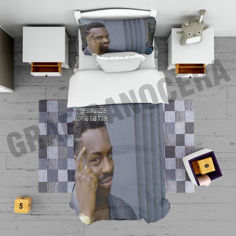 Plaid in pile MEME PERSONALIZZA CON LA TUA FRASE coperta calda regalo
