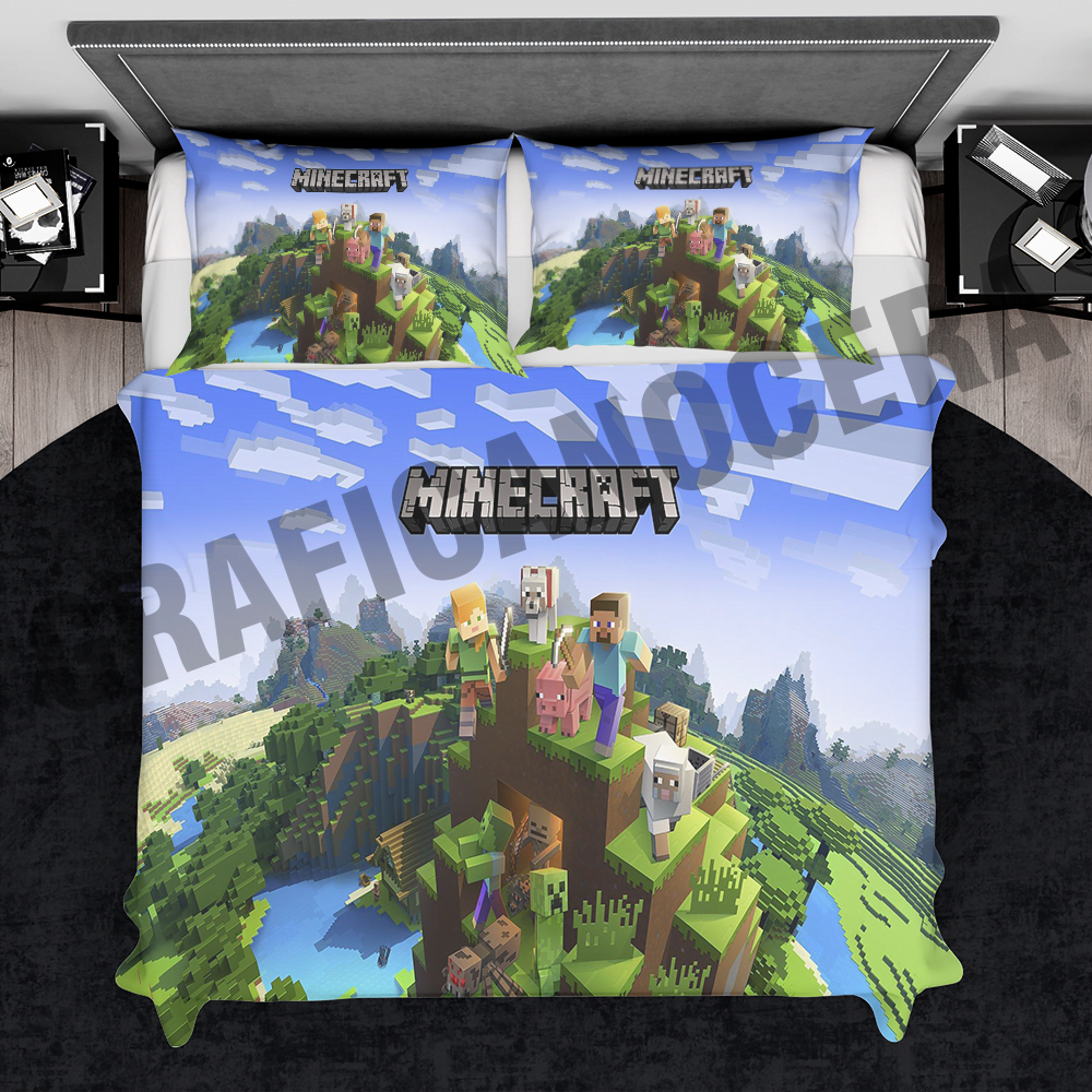 Plaid in pile MINECRAFT video games coperta calda inverno idolo regalo
